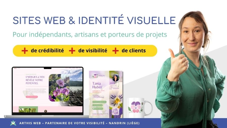 Arthis Web � Nandrin : cr�ation de site internet et identit� visuelle